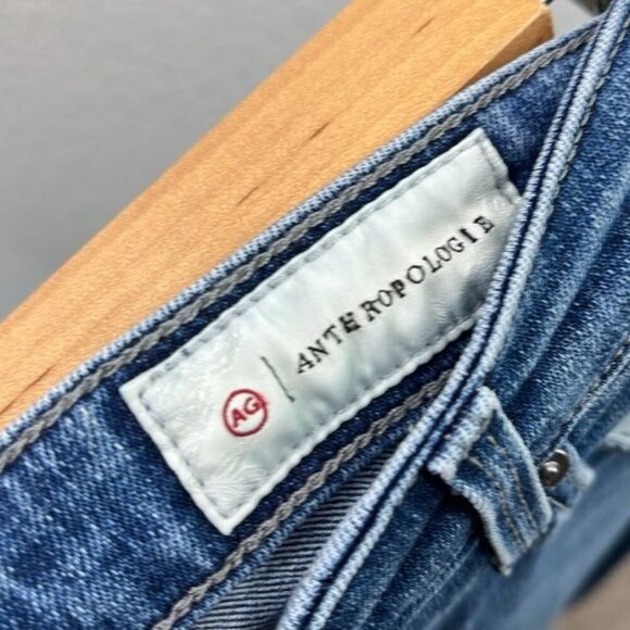 AG Denim Anthropologie Stevie Ankle Button Up Slim Straight Ankle size 27 - Picture 7 of 8
